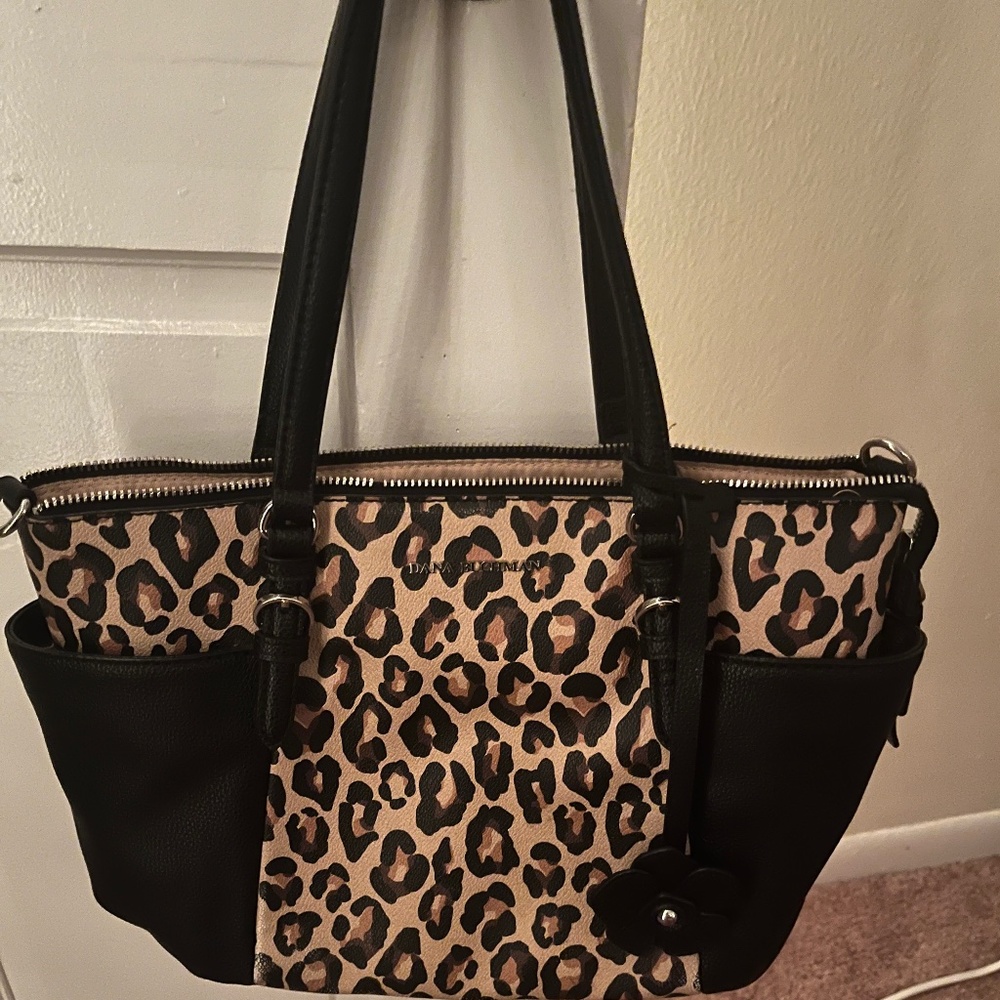 Dana Buchman leopard  handbag